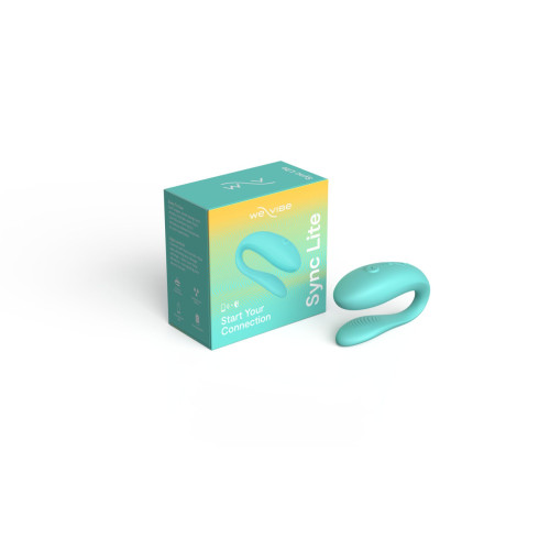 Смарт-вібратор для пар We-Vibe Sync Lite Aqua, 10 віброрежимів, можна поєднувати з проникним сексом Смарт-вібратор для пар We-Vibe Sync Lite Aqua, 10 віброрежимів, можна поєднувати з проникним сексом