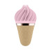 Морозиво-спінатор Satisfyer Lay-On - Sweet Treat Pink/Brown, 10 режимів роботи, водонепроникний