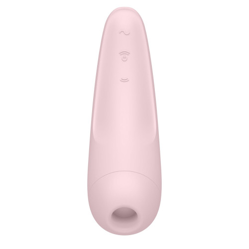 Вакуумний кліторальний стимулятор Satisfyer Curvy 2+ Pink з керуванням через інтернет