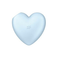 Вакуумний стимулятор-серце з вібрацією Satisfyer Cutie Heart Heart Blue